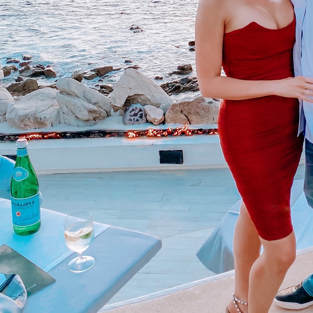 Oh polly red dress